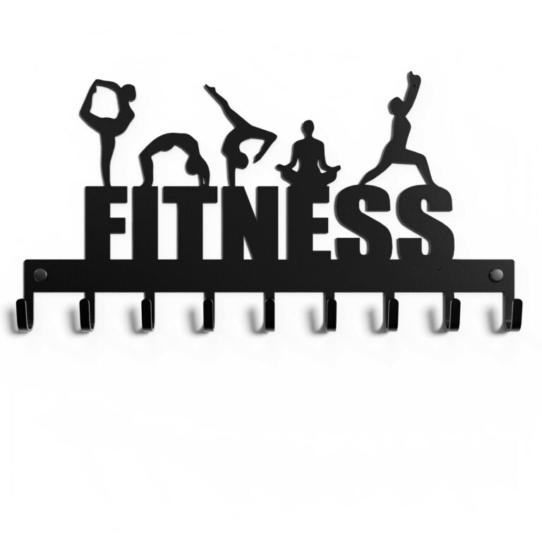 Schlüsselbrett Fitness