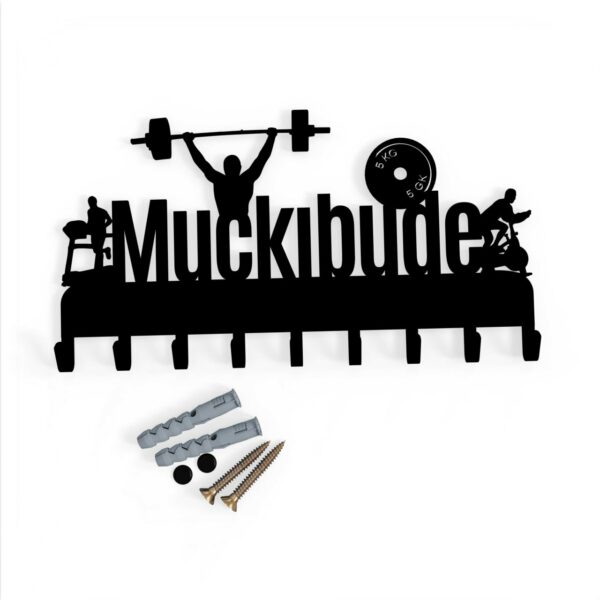 Schlüsselbrett Muckibude