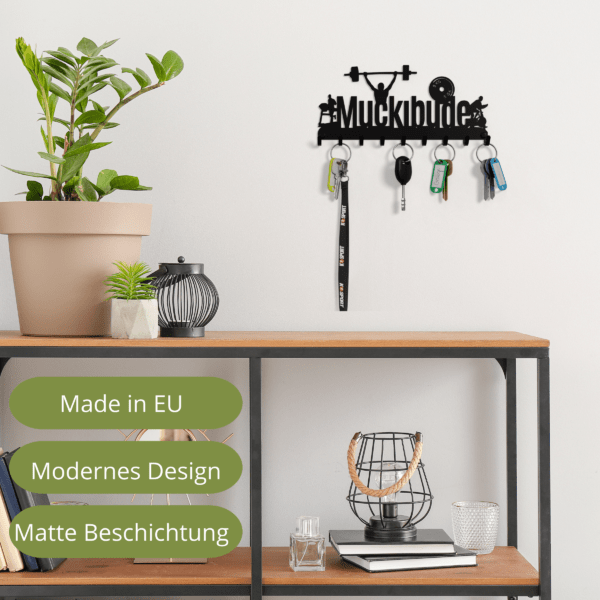 Schlüsselbrett Muckibude