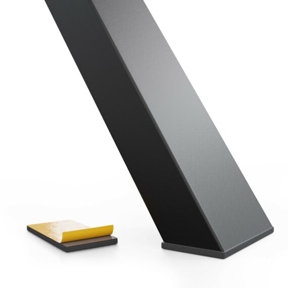 Set van 2 metalen tafelpoten U-frame wit - 8x70x72 cm - Metaal - Wit