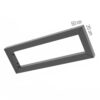 Regalhalter 20 × 60 cm in Anthrazit