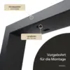 U-Form: Montageplatte aus 3 mm Stahl mit Langlöchern 20 × 10 mm